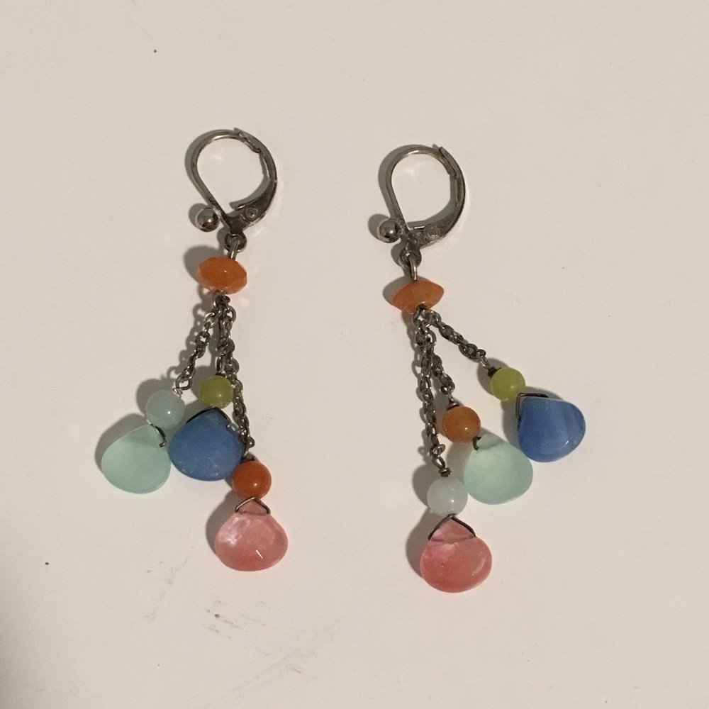 Talbots multicolored dangling earrings
